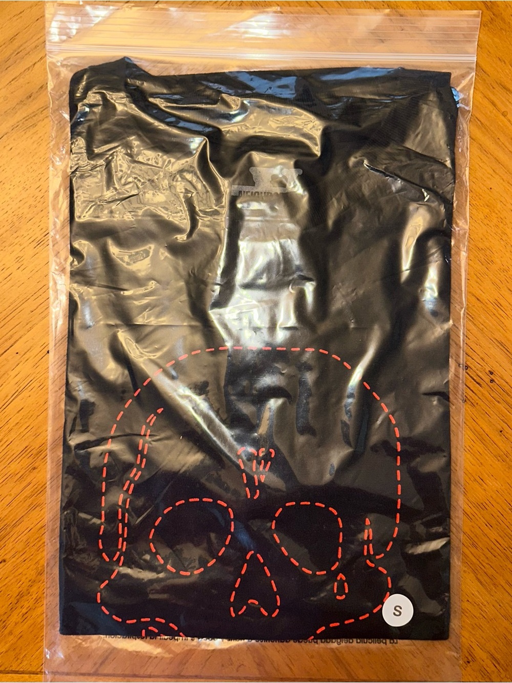 Vlone x Neighborhood Skull T-Shirt Size Men’s Small Black Red New